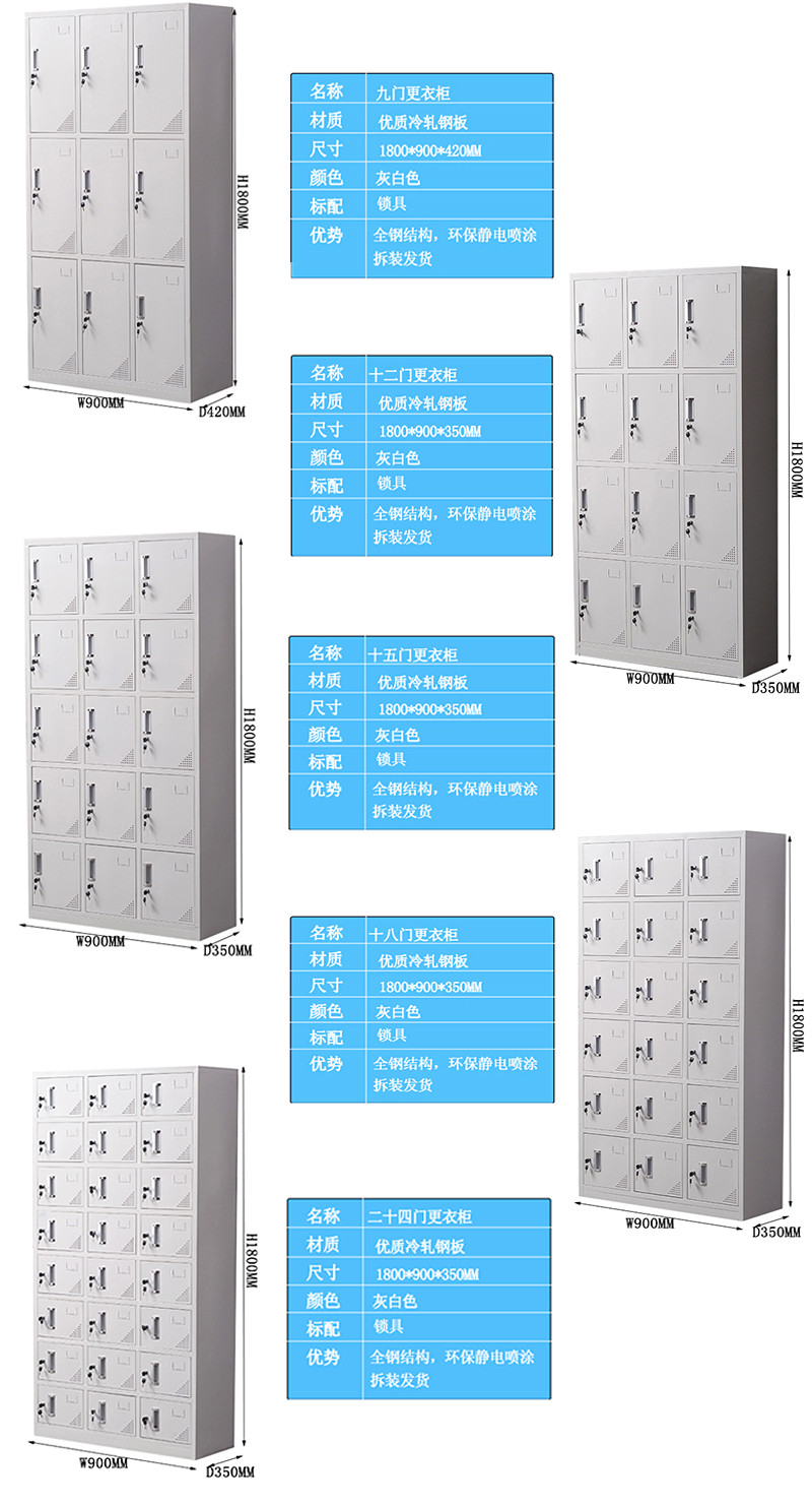 海發(fā)HF-YGCJ系列更衣柜、鋼制更衣柜